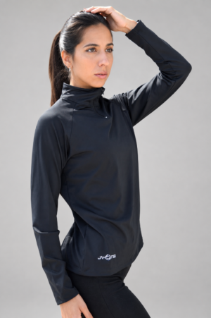 Buzo Lycra Negro con Cierre JAHNISI BAIRES vista 1