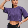 Remera Crop Violeta JAHNISI BAIRES vista 1